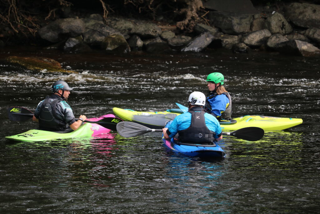 Sarah Keight White Water Coach training North Wales