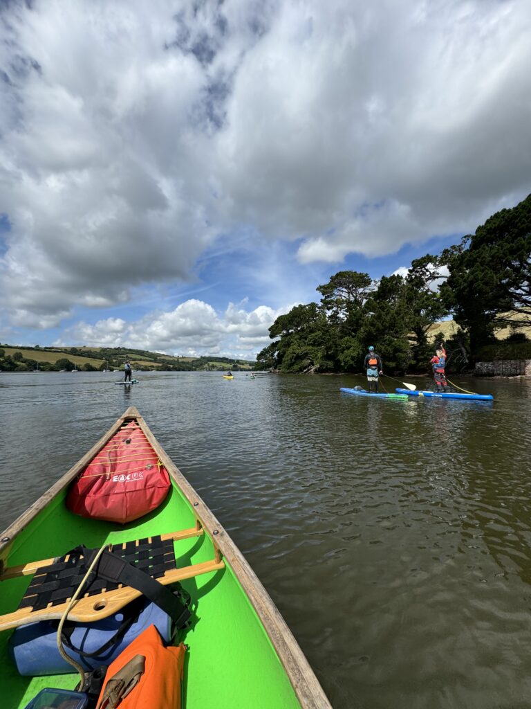 Rock the Boat Training Paddlesport Leader Training on the Dart Estuary