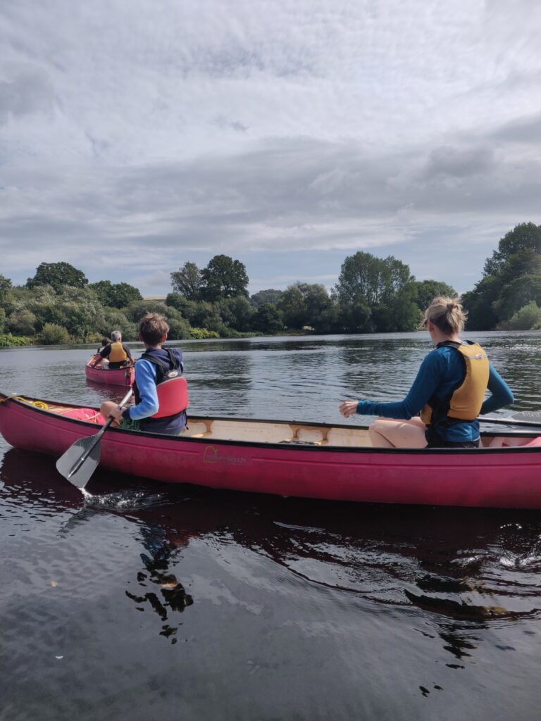 Restorick Family Summer Canoe tour River Dart Estuary